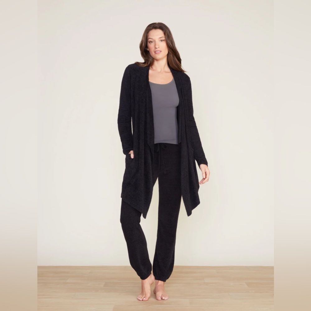 Barefoot Dreams CozyChic Lite® Island Wrap Black Charcoal Grey Women’s S/M